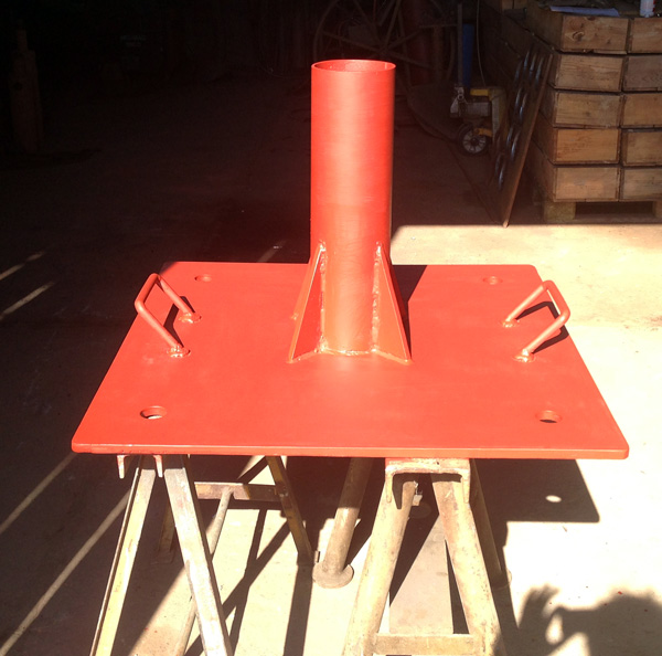 Base pesada para nuestro mástil Spidebeam para antenas de radio