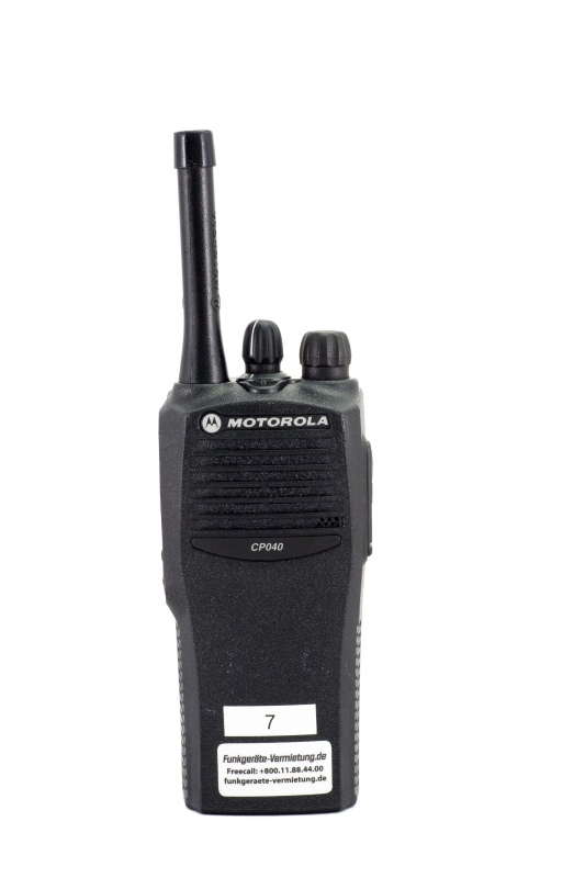 El Motorola CP040 en Funkgeräte-Vermietung.de